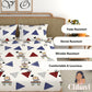 CHHAVI INDIA 210 TC Microfiber Printed King Size Bedsheet With Pillow Covers