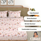 CHHAVI INDIA 210 TC Microfiber Printed King Size Bedsheet With Pillow Covers