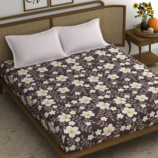 CHHAVI INDIA 210 TC Skin Safe Feel Soft Microfiber Bedsheet