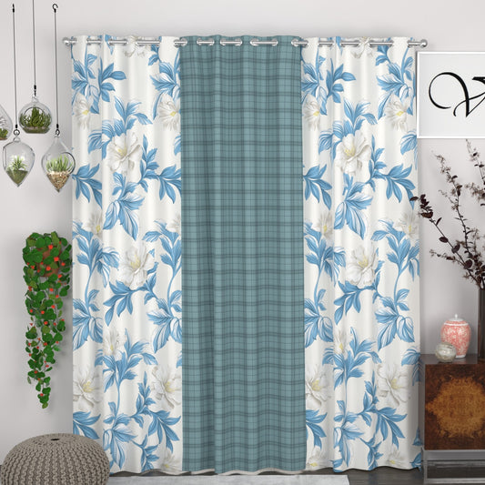 CHHAVI INDIA DESIGNER PRINTED DOOR CURTAIN PACK OF 3