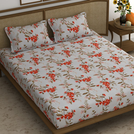 CHHAVI INDIA 210 TC Skin Safe Feel Soft Microfiber Bedsheet