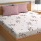 CHHAVI INDIA 210 TC Microfiber Printed King Size Bedsheet With Pillow Covers