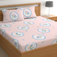 CHHAVI INDIA 210 TC Microfiber Printed King Size Bedsheet With Pillow Covers