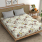 CHHAVI INDIA 210 TC Microfiber Printed King Size Bedsheet With Pillow Covers