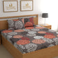 DREAMLET 210 TC Glace Cotton Bedsheet with 2 Pillow Covers DB1159