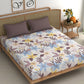 CHHAVI INDIA 210 TC Microfiber Printed King Size Bedsheet With Pillow Covers