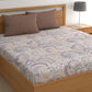 CHHAVI INDIA 210 TC Microfiber Printed King Size Bedsheet With Pillow Covers