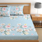 CHHAVI INDIA 210 TC Microfiber Printed Double Bedsheet With Pillow Covers