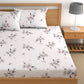 CHHAVI INDIA 210 TC Microfiber Printed King Size Bedsheet With Pillow Covers