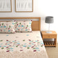 CG Homes 140 TC Double Printed Flat Bedsheet DB650