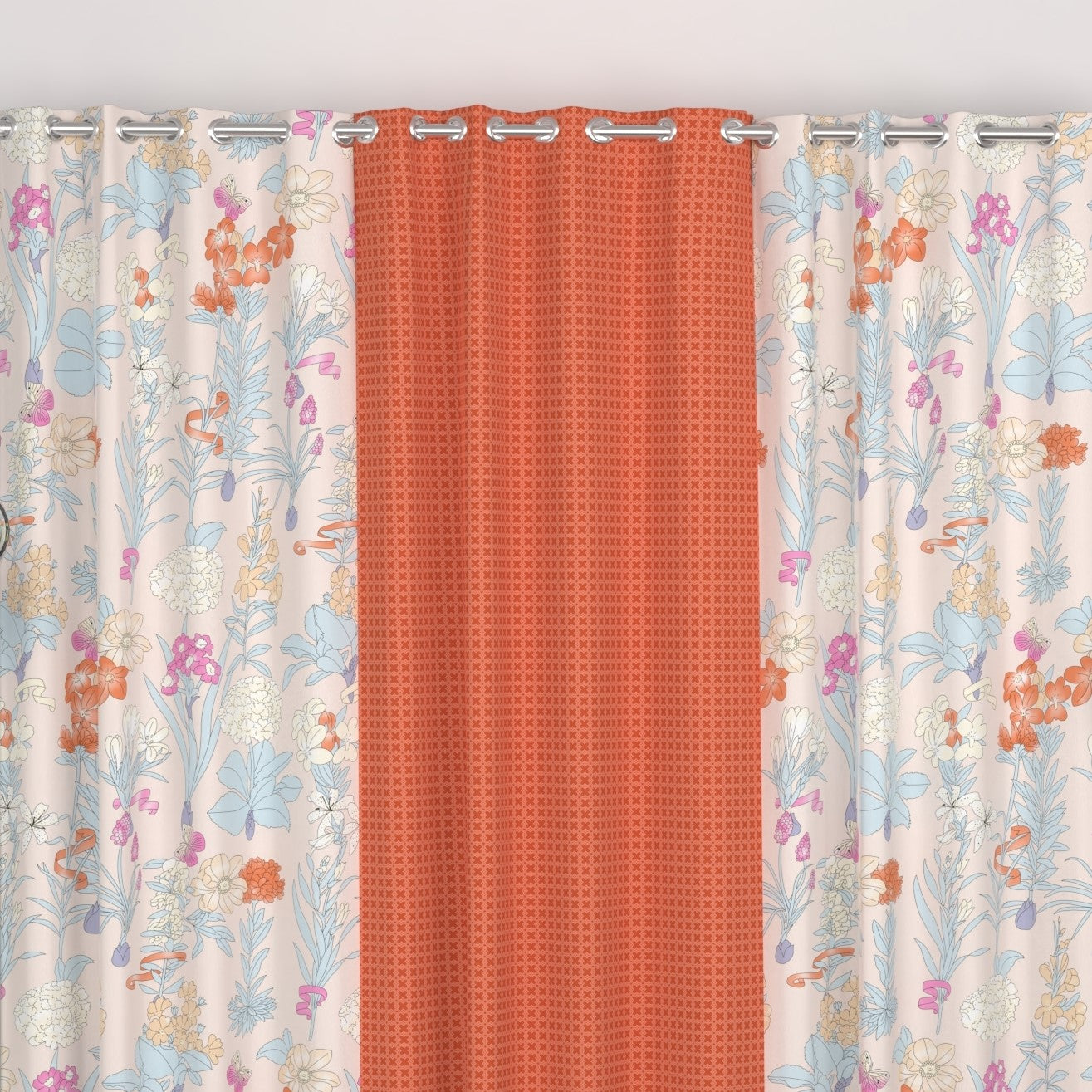 CHHAVI INDIA DESIGNER PRINTED DOOR CURTAIN PACK OF 3