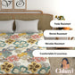 CHHAVI INDIA 210 TC Microfiber Printed King Size Bedsheet With Pillow Covers