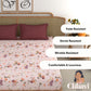 CHHAVI INDIA 210 TC Microfiber Printed King Size Bedsheet With Pillow Covers