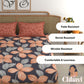 CHHAVI INDIA 210 TC Microfiber Printed King Size Bedsheet With Pillow Covers