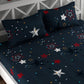 CG Homes 140 TC Double Printed Flat Bedsheet DB690