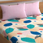 CHHAVI INDIA 210 TC Microfiber Printed King Size Bedsheet With Pillow Covers