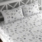 CHHAVI INDIA 210 TC Microfiber Printed King Size Bedsheet With Pillow Covers