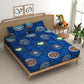 CG Homes 140 TC Double Printed Flat Bedsheet DB612