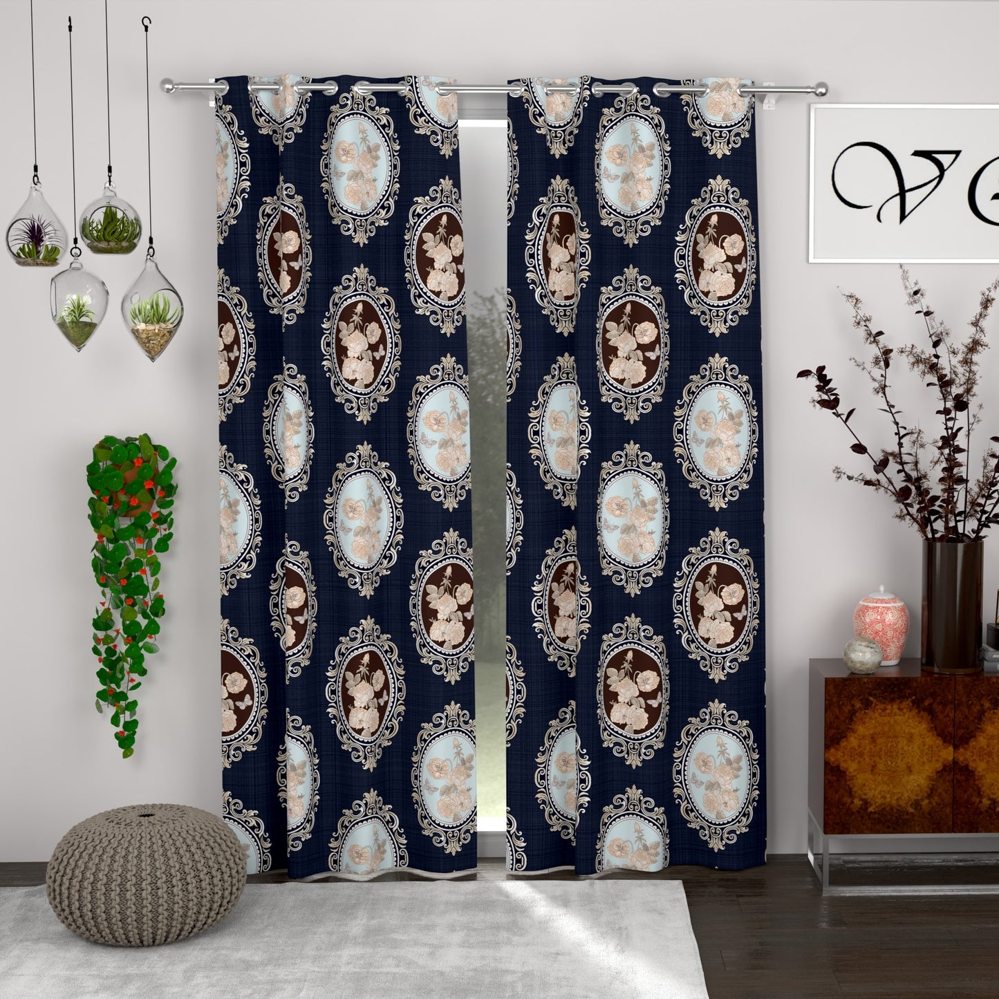 CHHAVI INDIA DESIGNER PRINTED DOOR CURTAIN