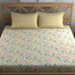 CHHAVI INDIA 210 TC Microfiber Printed King Size Bedsheet With Pillow Covers