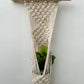 CG Homes MACRAME WALL HANGING WITH WOODEN SHELF