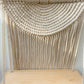 CG Homes MACRAME WALL HANGING WITH WOODEN SHELF