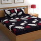 CG Homes 140 TC Double Printed Flat Bedsheet DB607