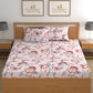 DREAMLET 210 TC Glace Cotton Bedsheet with 2 Pillow Covers DB1155