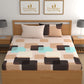 DREAMLET 210 TC Glace Cotton Bedsheet with 2 Pillow Covers DB1160