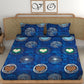 CG Homes 140 TC Double Printed Flat Bedsheet DB612