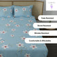 CG HOMES 180TC Glace Cotton Bedsheet with 2 Pillow Covers