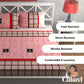 CHHAVI INDIA 210 TC Microfiber Printed Double Bedsheet With Pillow Covers