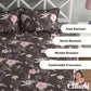 CHHAVI INDIA 210 TC Microfiber Printed Double Bedsheet With Pillow Covers