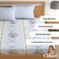 CHHAVI INDIA 210 TC Microfiber Printed King Size Bedsheet With Pillow Covers