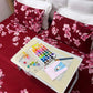 CG Homes 140 TC Double Printed Flat Bedsheet DB683