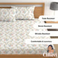 CHHAVI INDIA 210 TC Microfiber Printed King Size Bedsheet With Pillow Covers