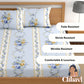 CHHAVI INDIA 210 TC Microfiber Printed King Size Bedsheet With Pillow Covers