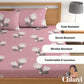 CHHAVI INDIA 210 TC Microfiber Printed King Size Bedsheet With Pillow Covers