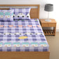 DREAMLET 180TC Glace Cotton Bedsheet with 2 Pillow Covers DB835