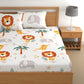 DREAMLET 180TC Glace Cotton Bedsheet with 2 Pillow Covers DB385