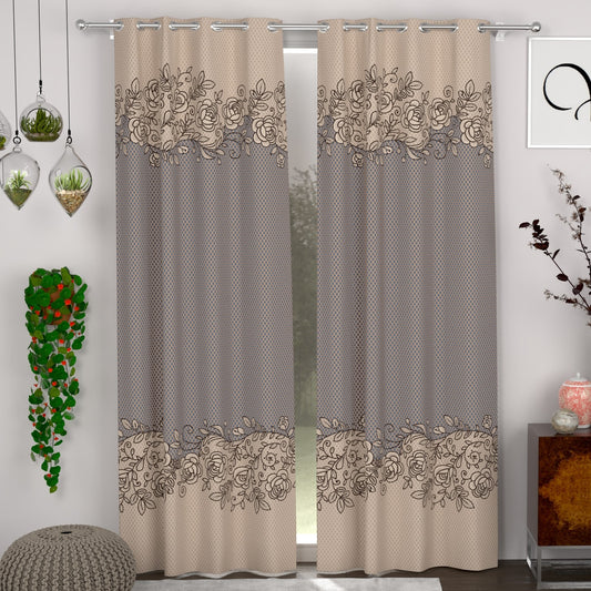 CHHAVI INDIA DESIGNER PRINTED DOOR CURTAIN PACK OF 2